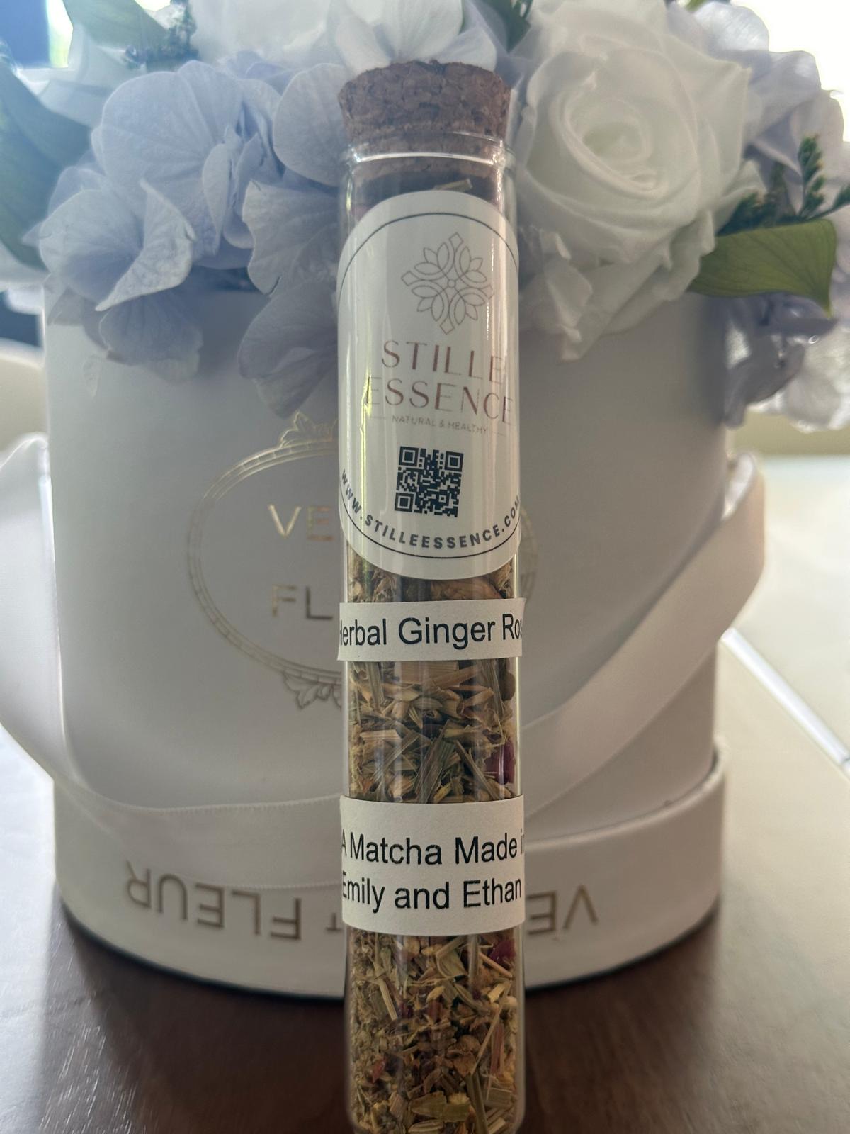 Personalized, Custom, Unique Wedding, Bridal Shower Gift and Party Favors with Specialty Tea, Loose Leaf Tea in a Small Vial