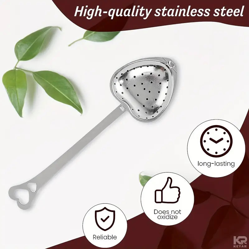 Heart-shaped Tea Strainer